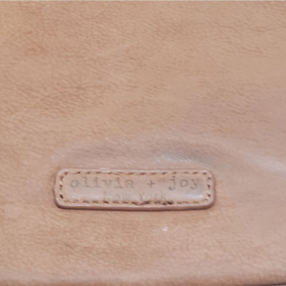 Olivia + Joy Slouchy Oversized Faux Leather Large Shoulder Bag with Tassels - Picture 11 of 13